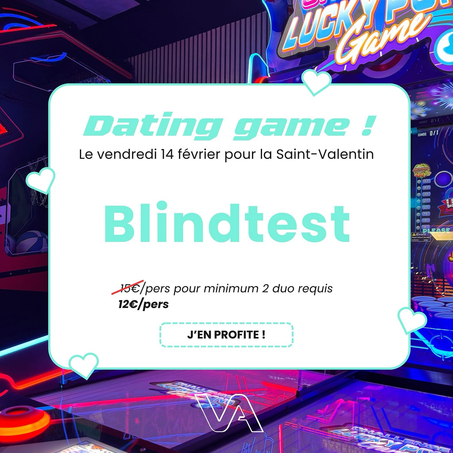 Saint-Valentin 2025 à Nevers - l'offre spéciale Blindtest